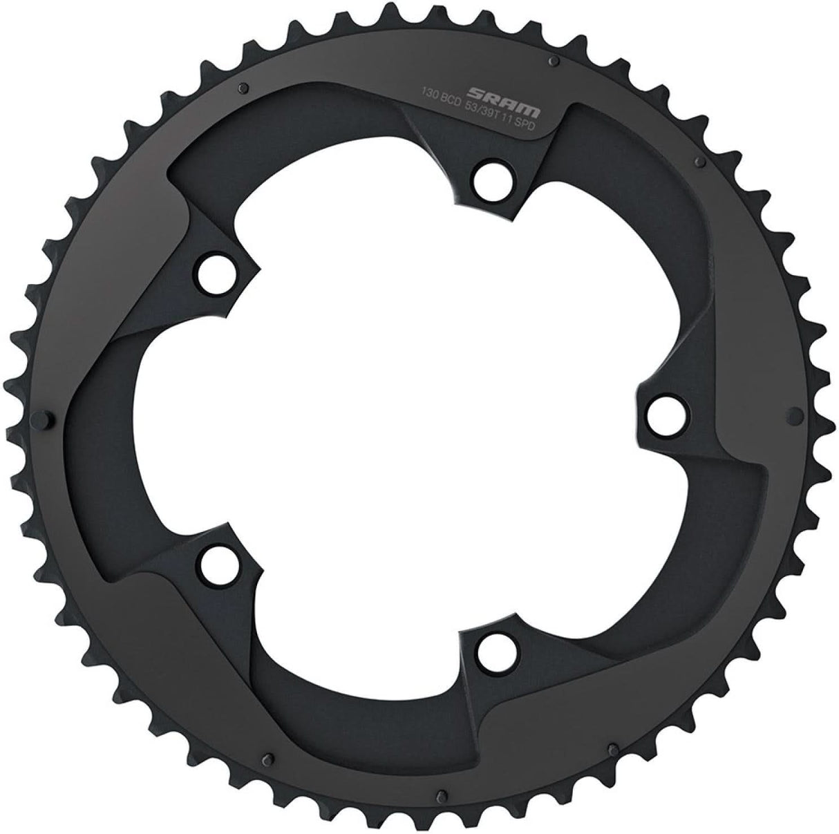 Chain Ring Road Red B2 X-Glide 52T Yaw 11 Speed S2 110 Alum 5mm Blast Black 2-Pi