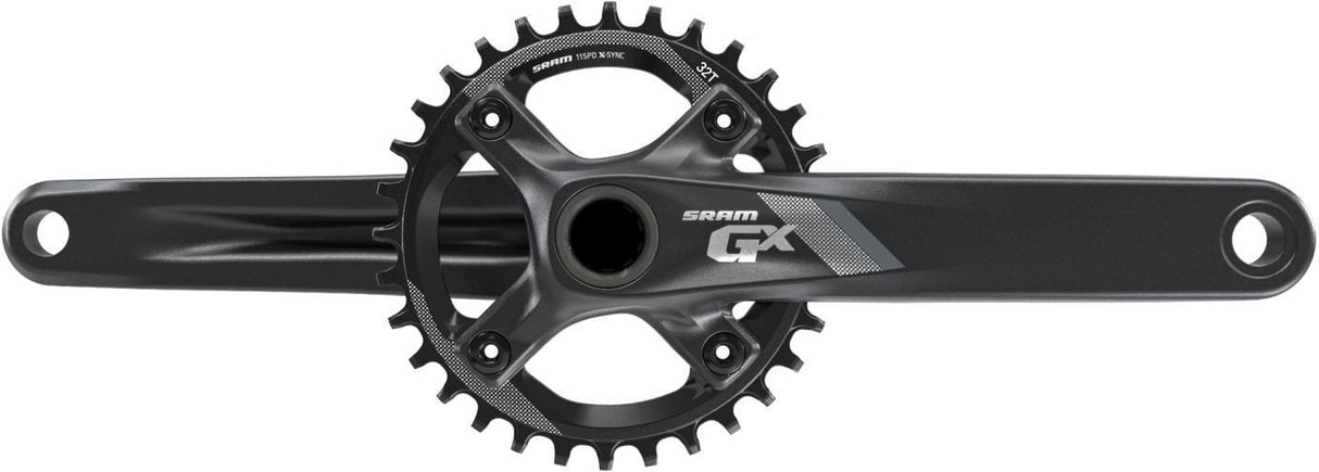 SRAM Crank GX 1000 Fat Bike GXP 100mm Spindle 175 Black w 30t X-SYNC Chainring (