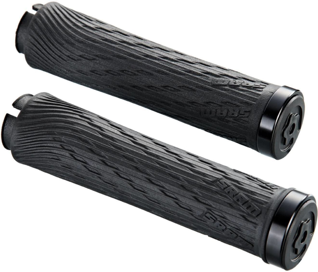 Locking Grips for XX1 Grip Shift 100mm and 122mm with Silver Clamps and End Plug