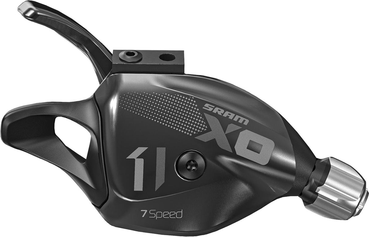 Shifter X01DH Trigger 7-Speed Rear w Discrete Clamp Black A2