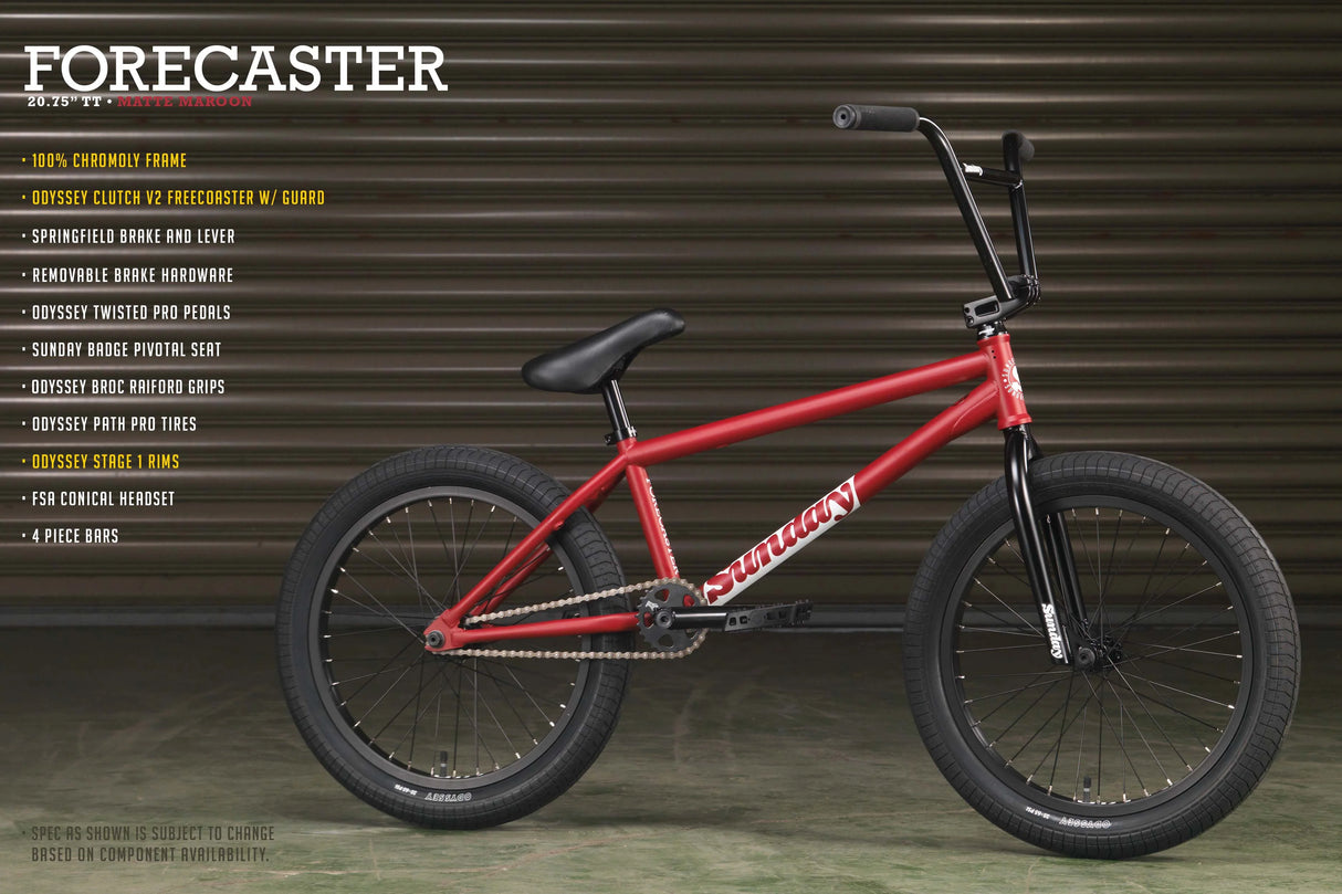 Rower BMX Sunday Forecaster 20.75" TT | Ride Hub