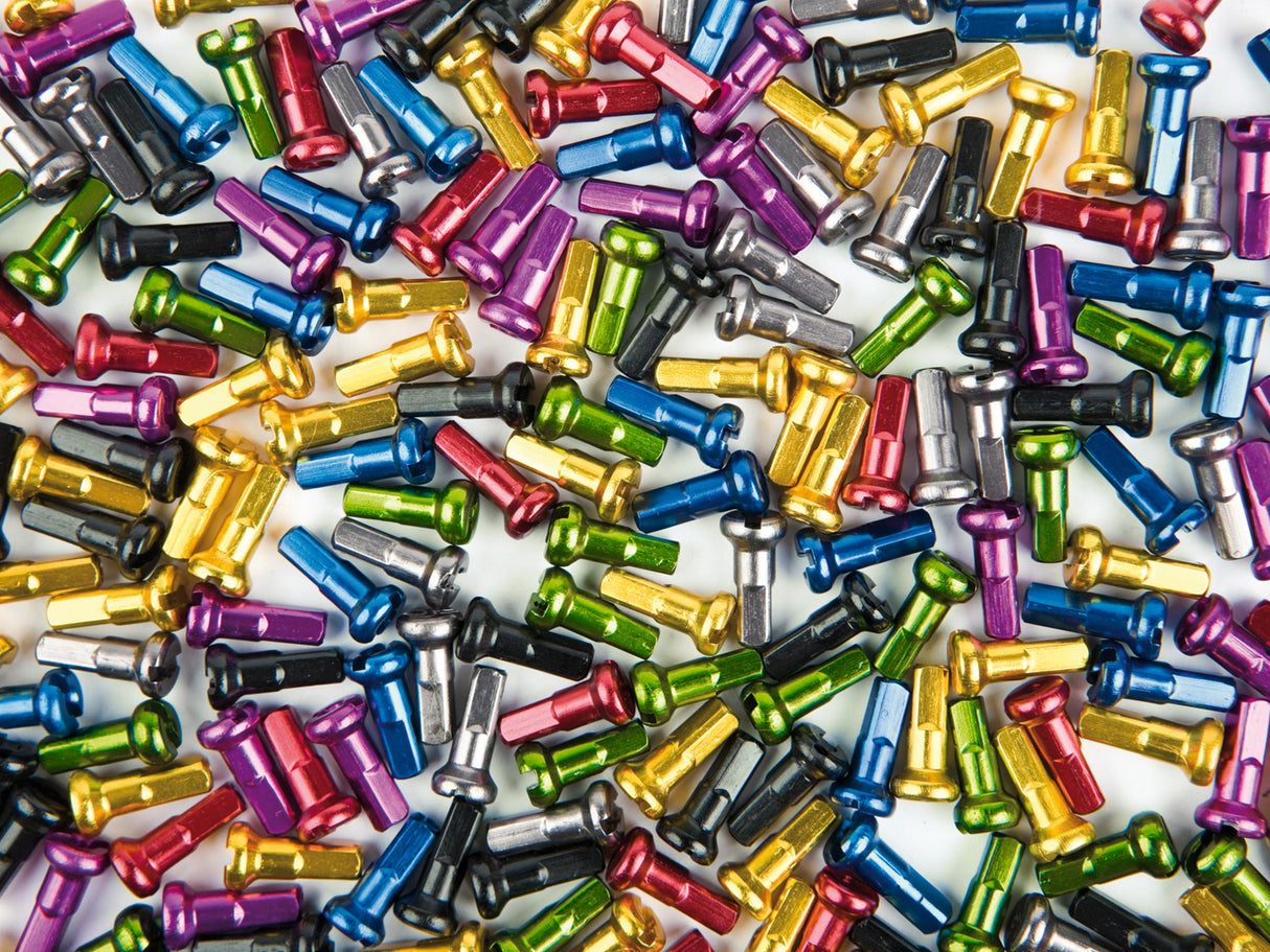 Nyple aluminiowe Dartmoor 12mm (zestaw 38 szt.) | RideHub