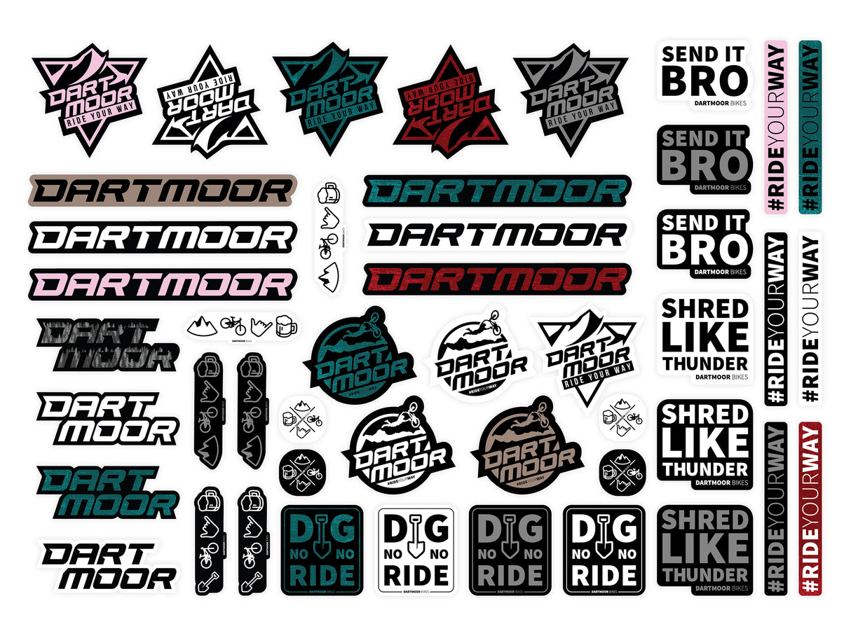 Zestaw naklejek Dartmoor STICKERS | RideHub