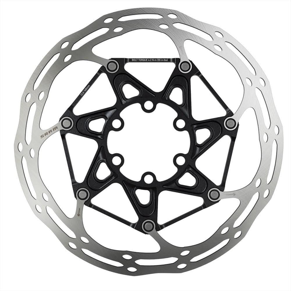 Rotor Centerline 2 Piece 140mm Black (includes Ti rotor bolts) Rounded