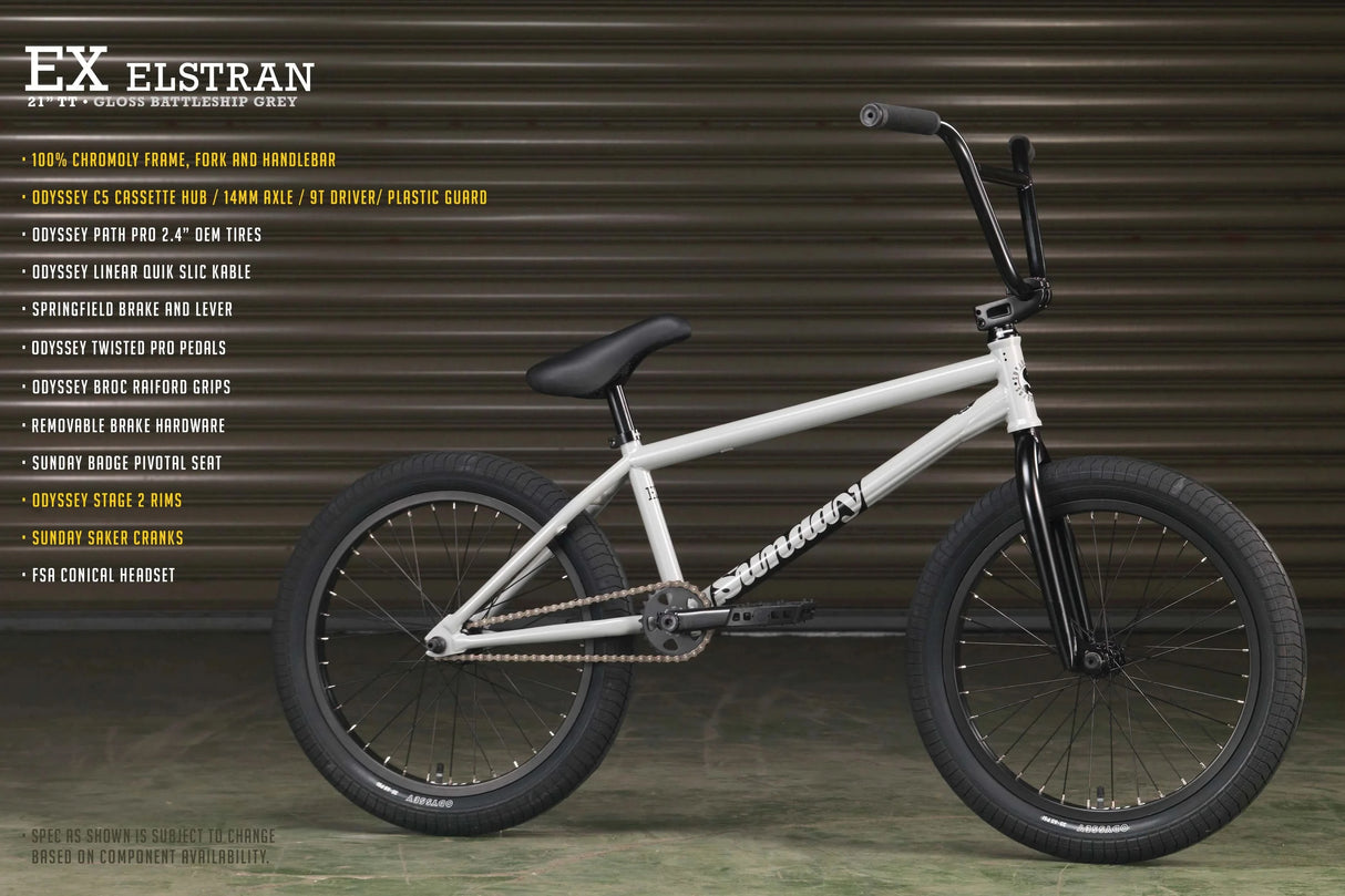 Rower BMX 21" TT Sunday EX Erik Elstran Signature | Ride Hub