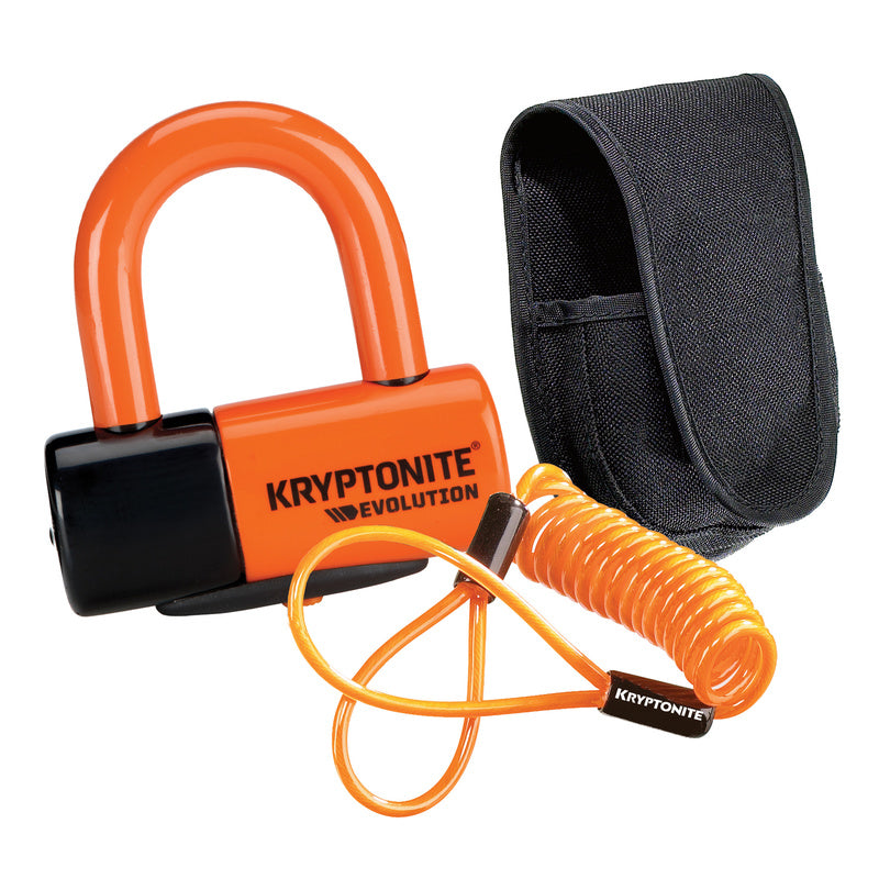Blokada Tarczy Hamulcowej Kryptonite Evolution Disc Lock Premium Pack Orange