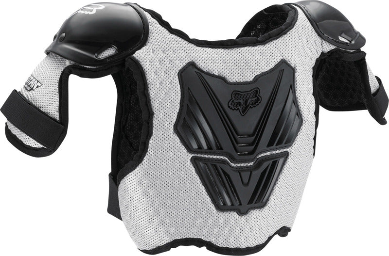 Ochraniacz Klatki Piersiowej Fox Junior Peewee Titan Roost Deflector Black/Silver