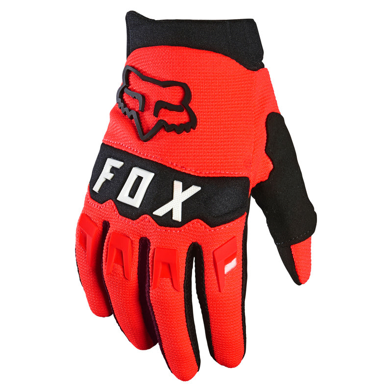 Rękawice Fox Junior Dirtpaw Fluo Red