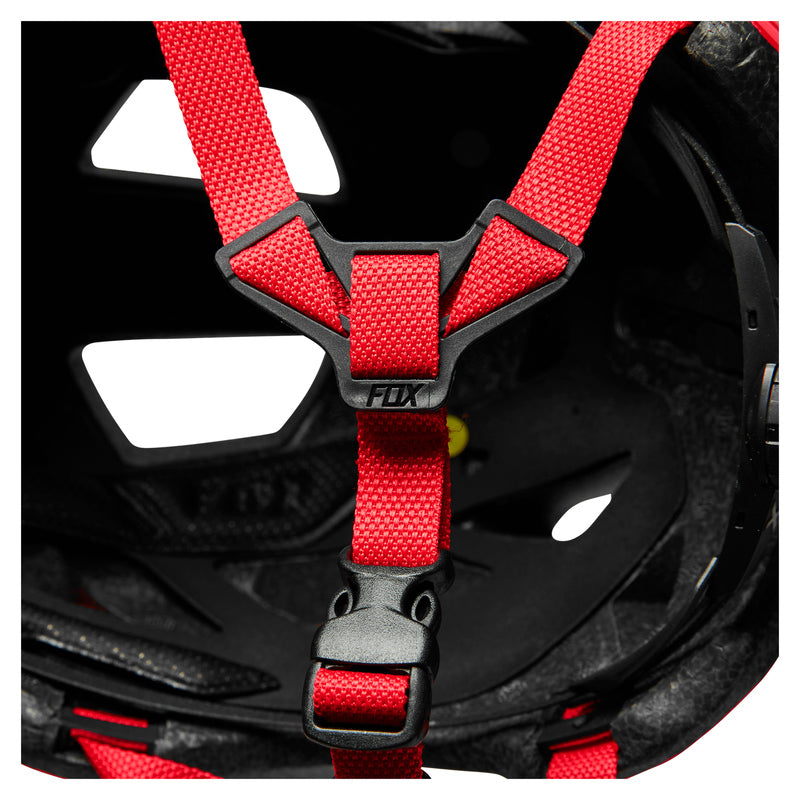 Kask Rowerowy Fox Junior Mainframe Flo Red