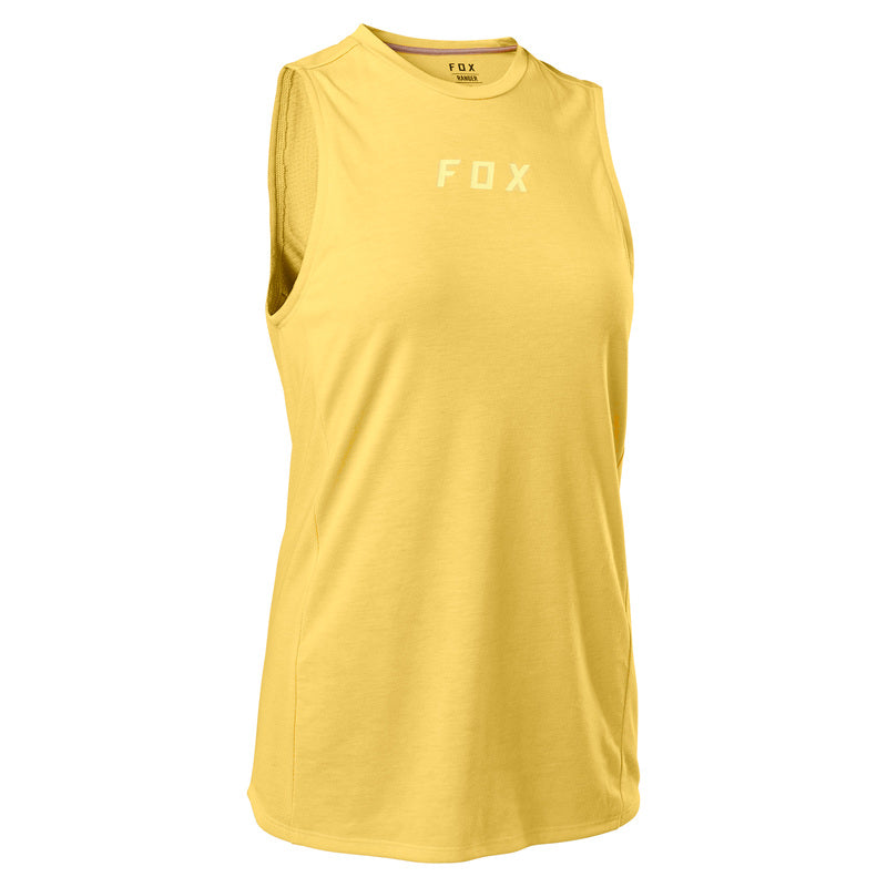 Koszulka Rowerowa Bez Rękawów Fox Lady Ranger Dr Pear Yellow | RideHub