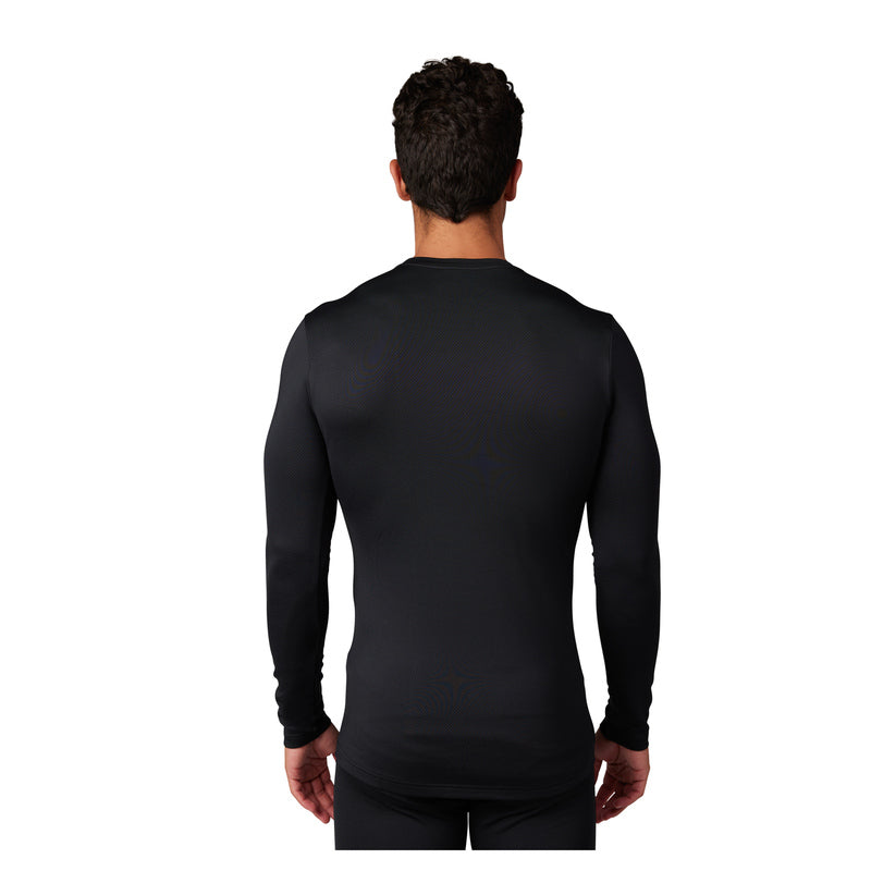 Koszulka z Długim Rękawem Fox Tecbase Fire Black | RideHub