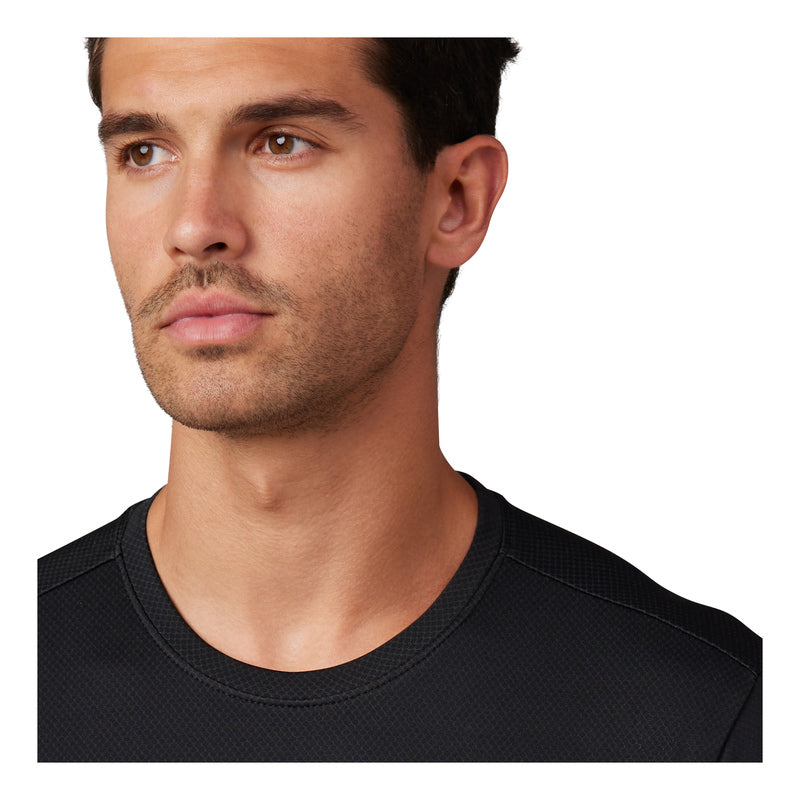 Koszulka z Długim Rękawem Fox Tecbase Fire Black | RideHub