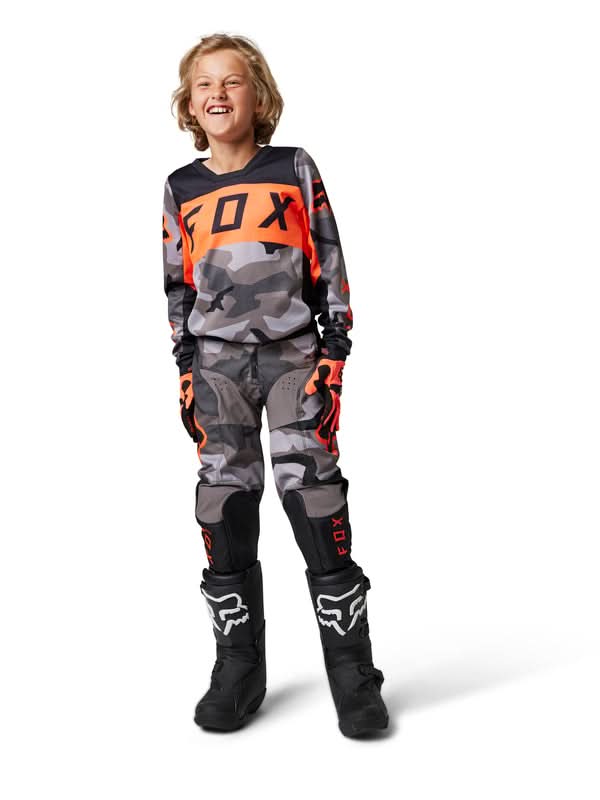 Spodnie Fox Junior 180 Bnkr Grey Camo | RideHub