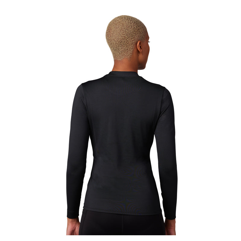 Koszulka z Długim Rękawem Fox Lady Tecbase Fire Black | RideHub