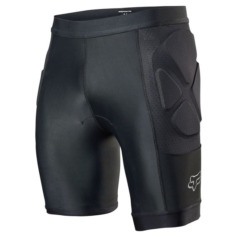 Spodenki z Ochraniaczami Fox Baseframe Black