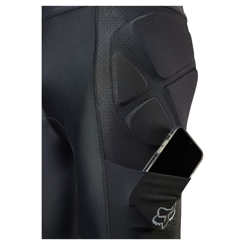 Spodenki z Ochraniaczami Fox Baseframe Black