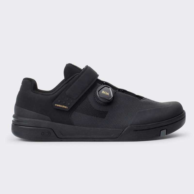Buty Crankbrothers Stamp Boa Black/Gold - Black Outsole