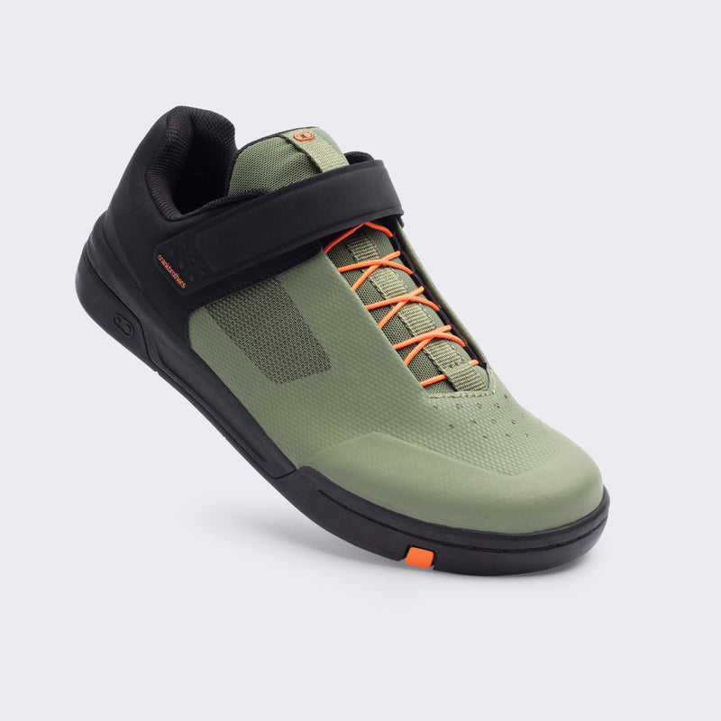 Buty Crankbrothers Stamp Speedlace Green/Orange - Black Outsole