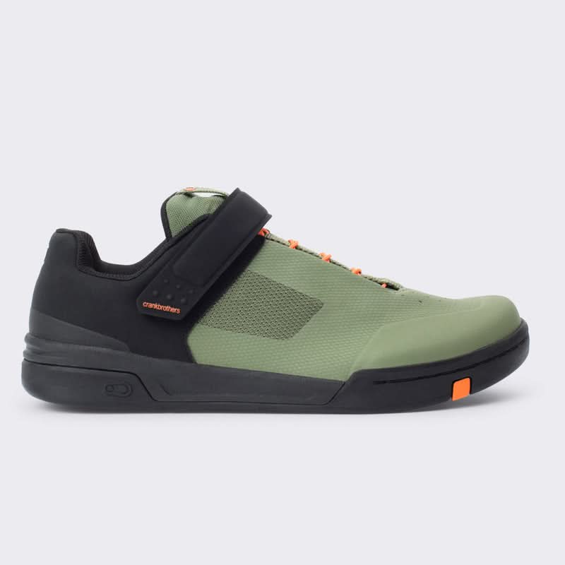 Buty Crankbrothers Stamp Speedlace Green/Orange - Black Outsole