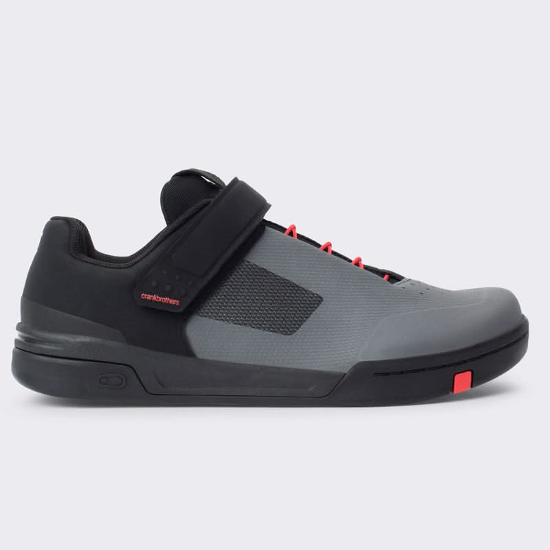Buty Crankbrothers Stamp Speedlace Grey/Red - Black Outsole