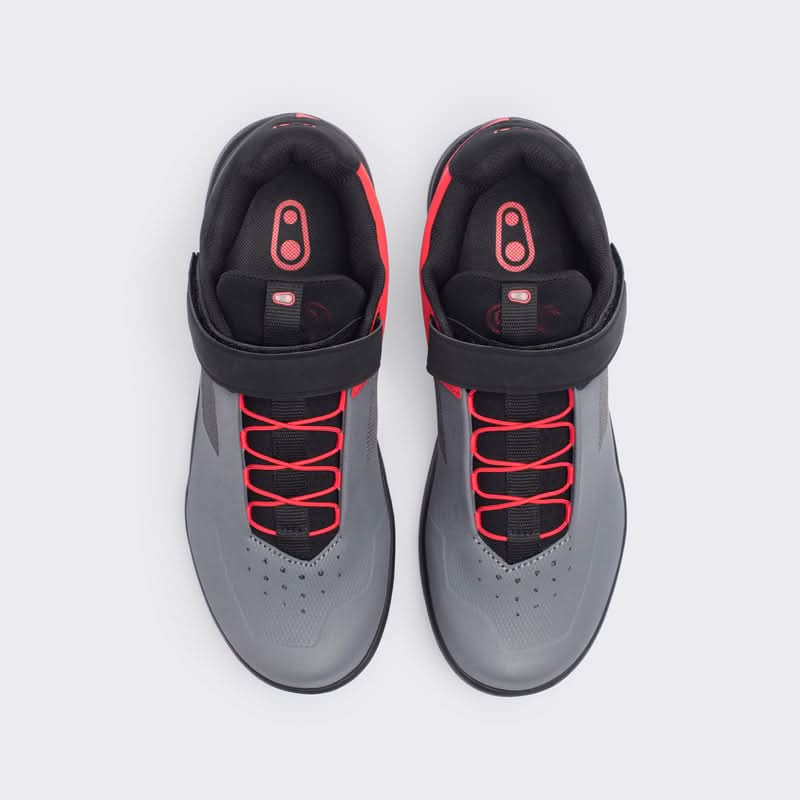 Buty Crankbrothers Stamp Speedlace Grey/Red - Black Outsole