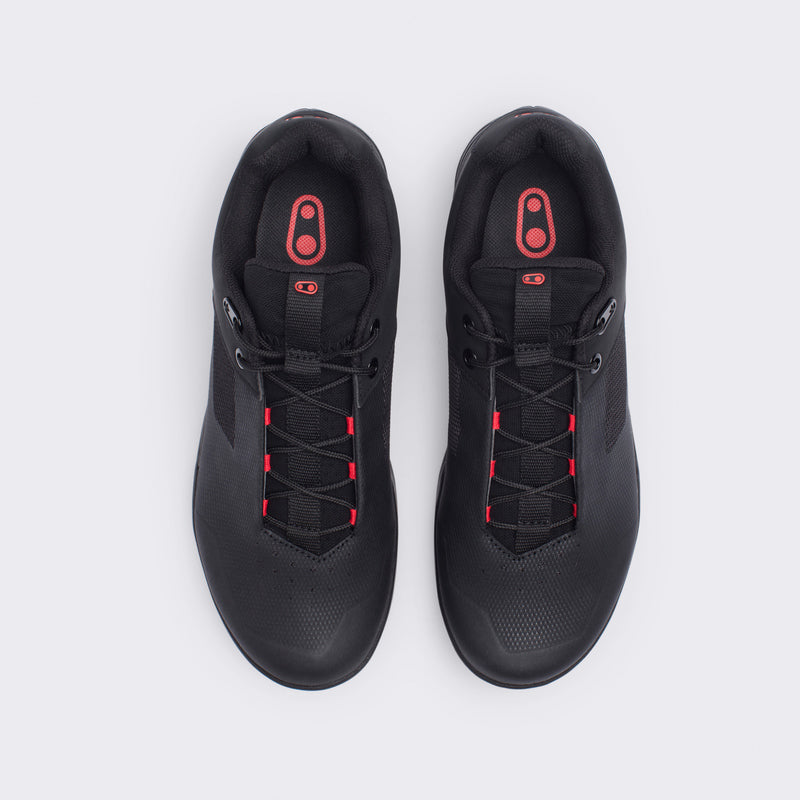 Buty Crankbrothers Mallet Lace Black/Red - Black Outsole