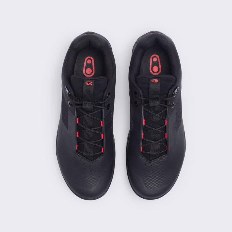 Buty Crankbrothers Mallet Lace Black/Red - Black Outsole