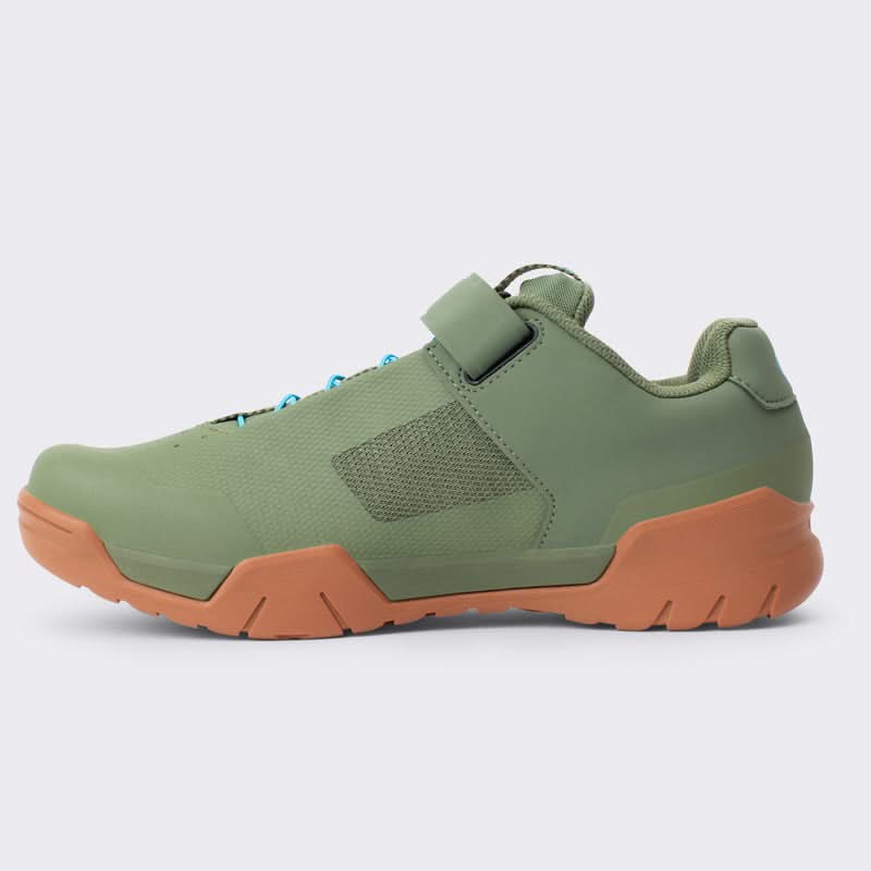 Buty Crankbrothers Mallet E Speedlace Green/Blue - Gum Outsole