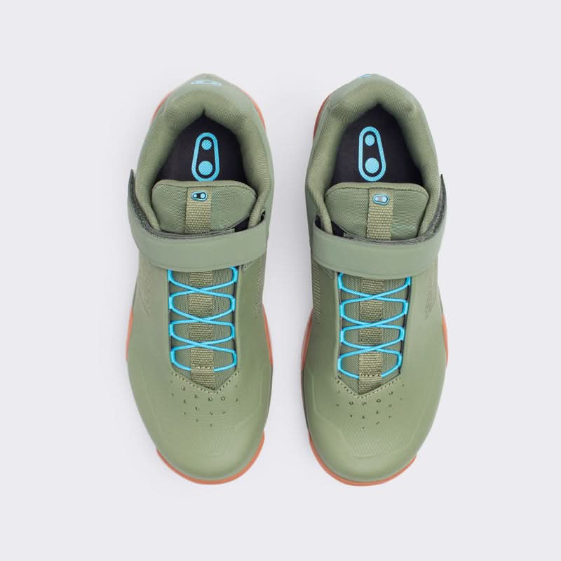 Buty Crankbrothers Mallet E Speedlace Green/Blue - Gum Outsole