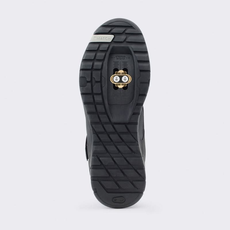 Buty Crankbrothers Mallet E Speedlace Black/Silver - Black Outsole