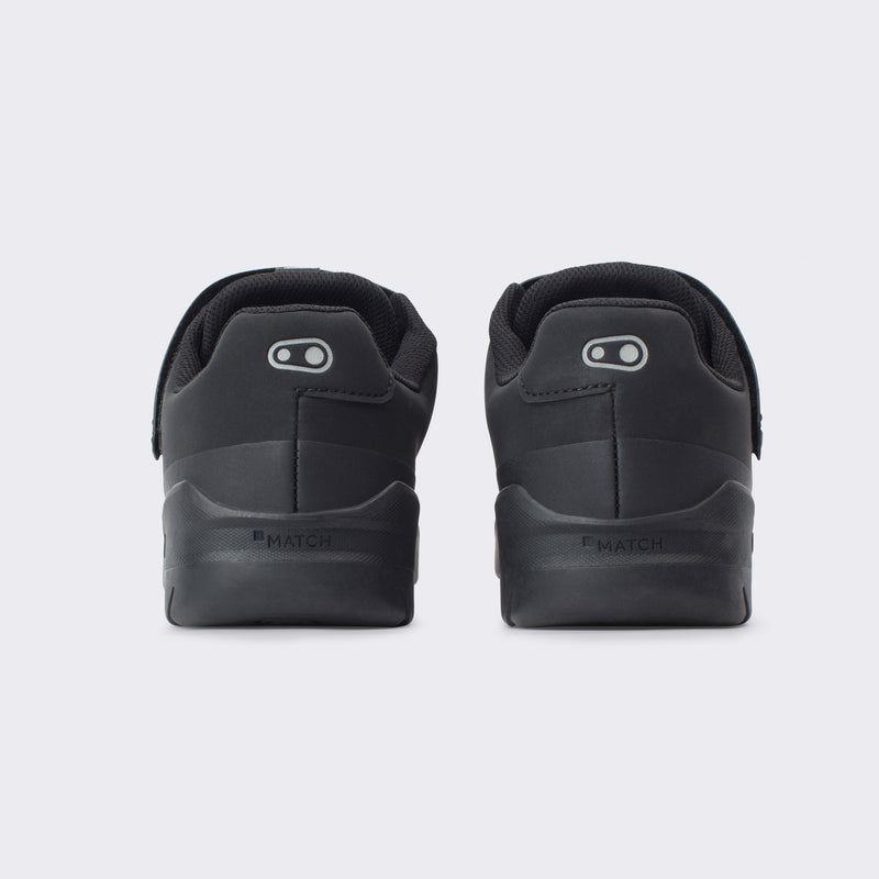 Buty Crankbrothers Mallet E Speedlace Black/Silver - Black Outsole