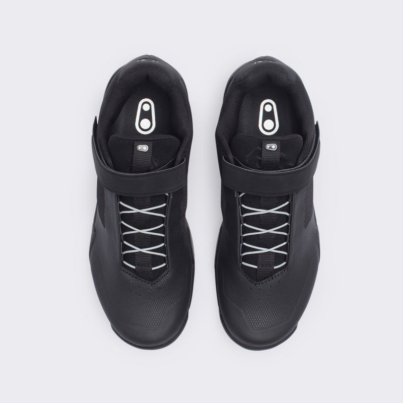 Buty Crankbrothers Mallet E Speedlace Black/Silver - Black Outsole