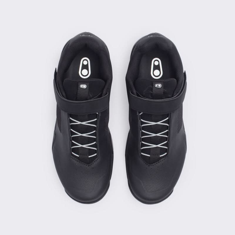 Buty Crankbrothers Mallet E Speedlace Black/Silver - Black Outsole