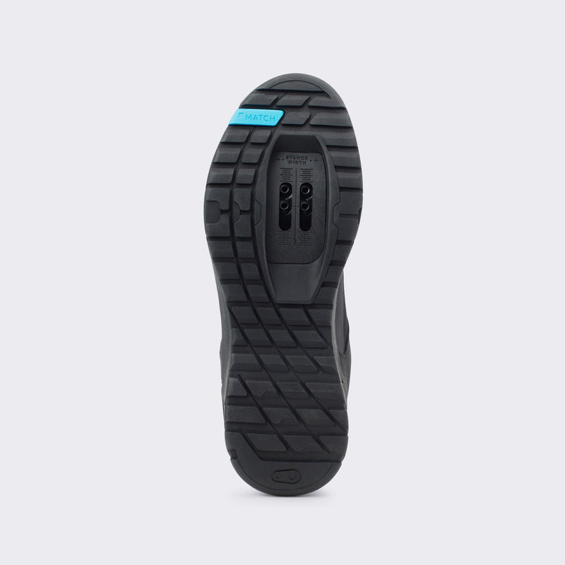 Buty Crankbrothers Mallet E Lace Black/Blue - Black Outsole