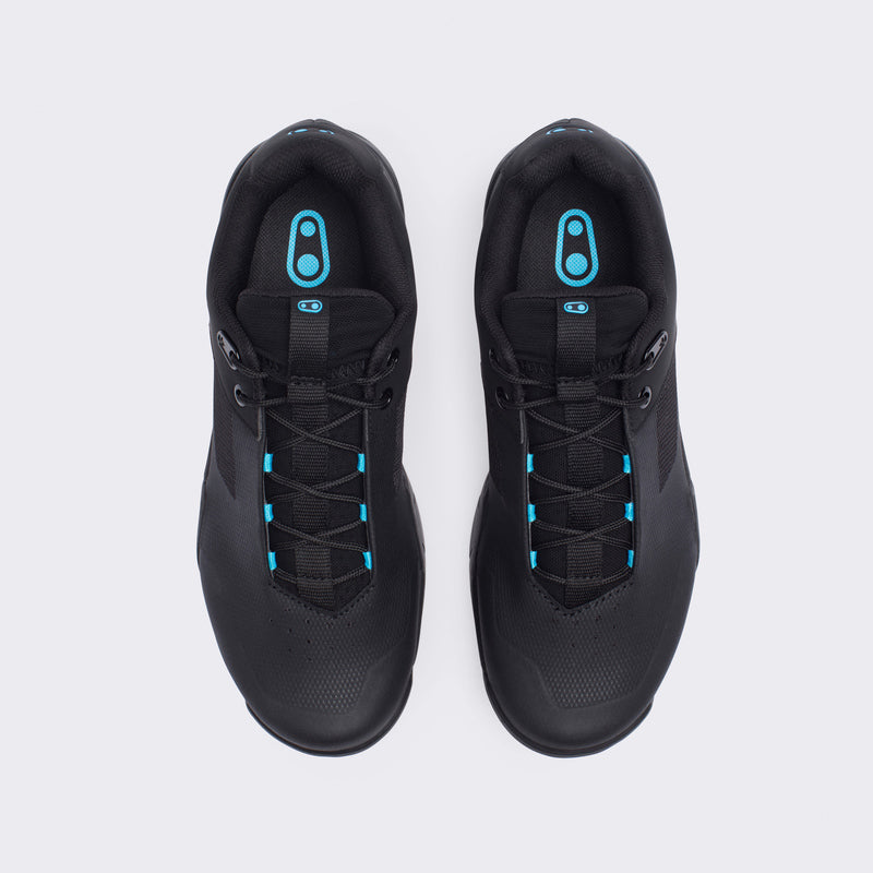 Buty Crankbrothers Mallet E Lace Black/Blue - Black Outsole