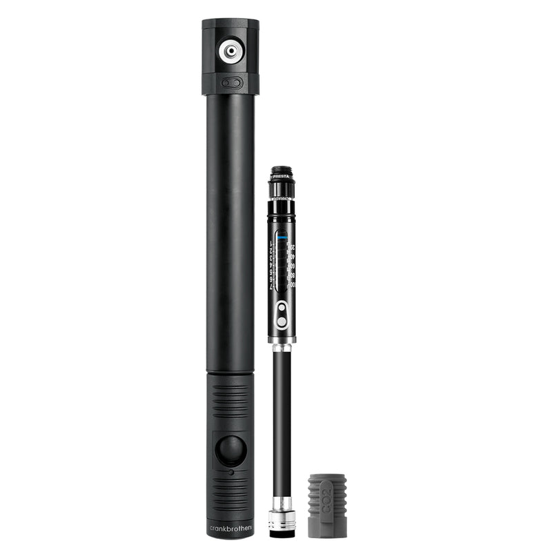 Pompka Ręczna CrankBrothers KLIC HV GAUGE W/ CO2 MIDNIGHT EDITION