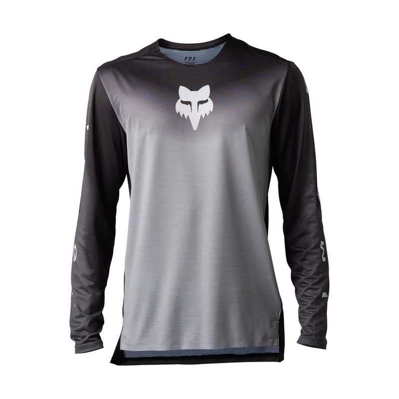 Koszulka Rowerowa Z Długim Rękawem Fox Flexair Novah Steel Grey | RideHub