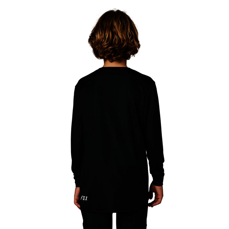Koszulka Rowerowa Z Długim Rękawem Fox Junior Ranger Black | RideHub
