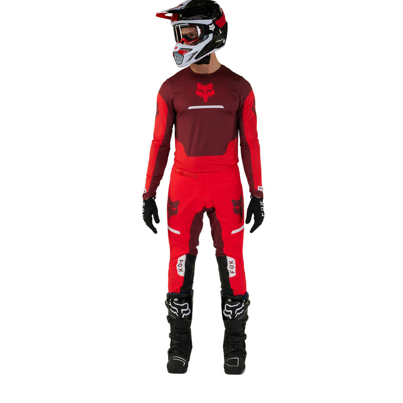 Spodnie Fox Flexair Optical Fluo Red | RideHub