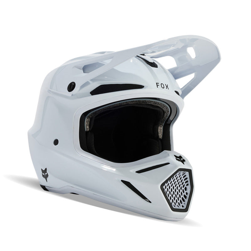 Kask Fox V3 Rs Carbon Solid Helmet White