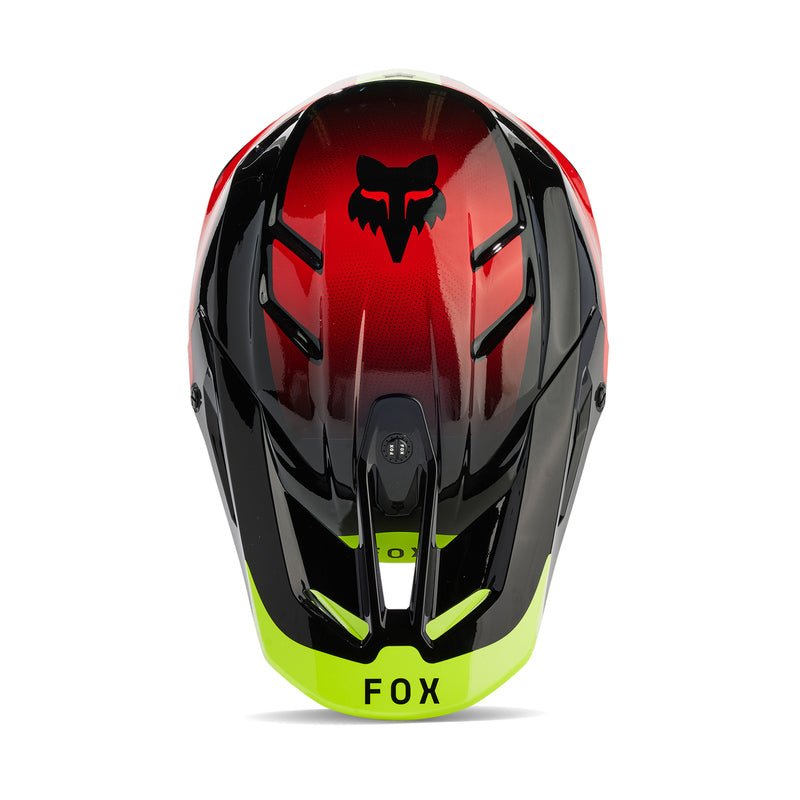 Kask Fox V3 Revise Helmet Red/Yellow