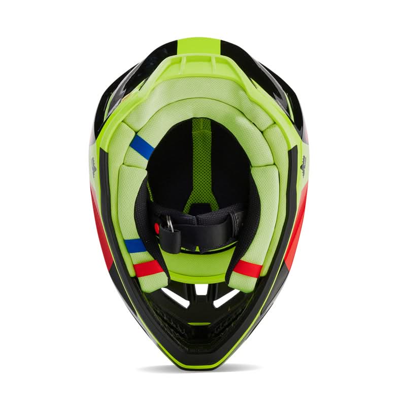 Kask Fox V3 Revise Helmet Red/Yellow