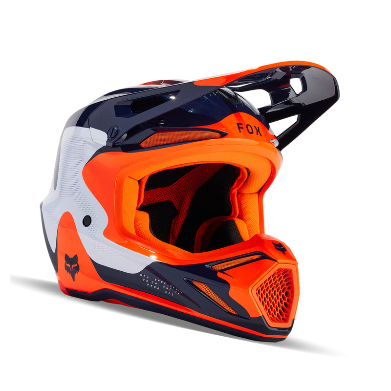 Kask Fox V3 Revise Helmet Navy/Orange