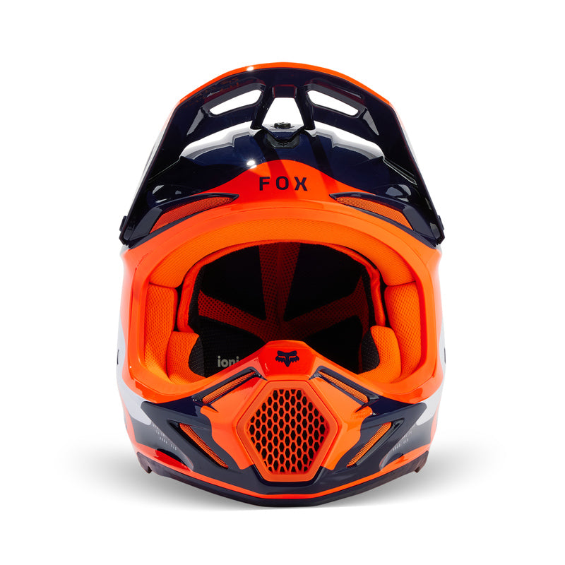 Kask Fox V3 Revise Helmet Navy/Orange