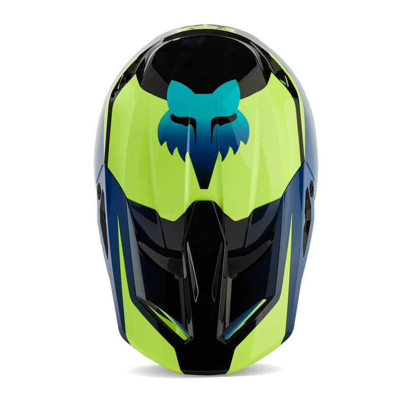 Kask Fox V1 Streak Helmet Black/Yellow