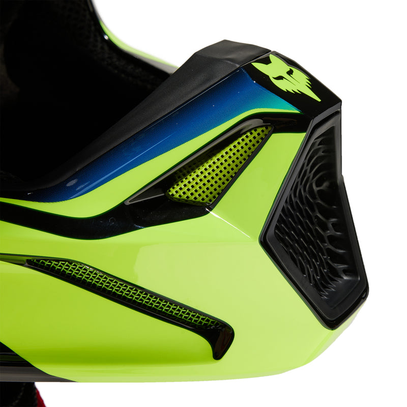 Kask Fox V1 Streak Helmet Black/Yellow