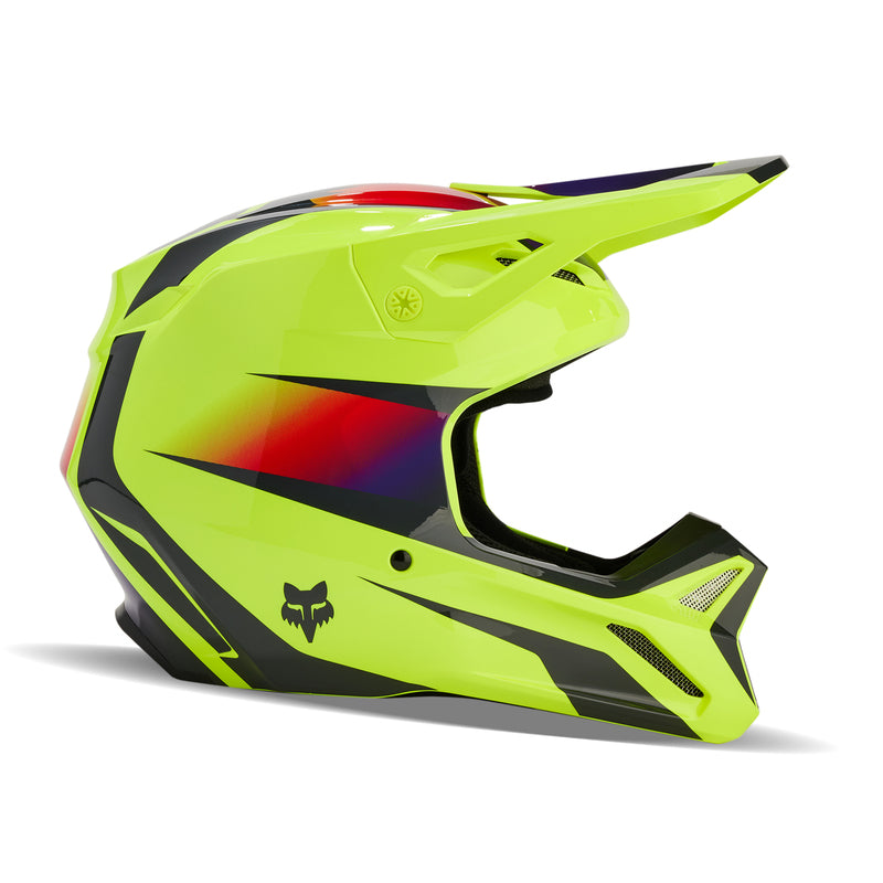 Kask Fox V1 Flora Helmet Yellow