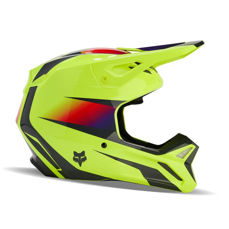Kask Fox V1 Flora Helmet Yellow
