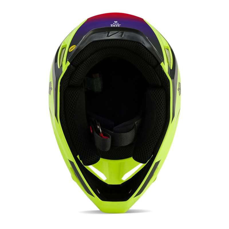 Kask Fox V1 Flora Helmet Yellow