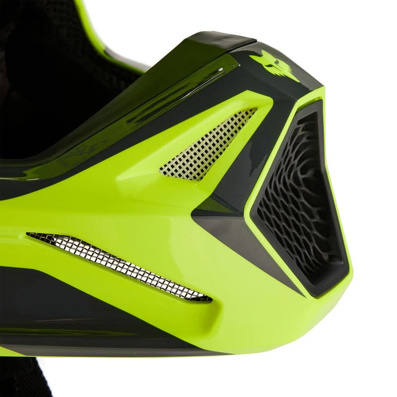 Kask Fox V1 Flora Helmet Yellow